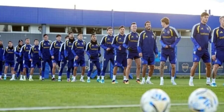 Boca reanuda sus prácticas y evalúa el estado físico de Facundo Herrera