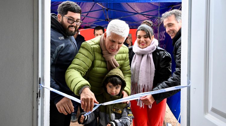 Concarán: inauguraron la primera vivienda del plan de autoconstrucción asistida