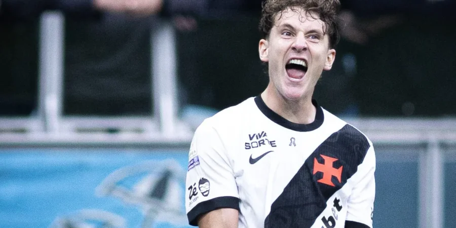 Facundo Colidio convirtió el gol de la victoria para Vasco Da Gama ante Gremio