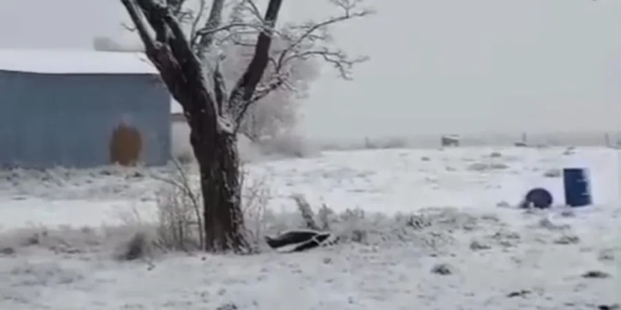 La nieve y el aguanieve sorprendieron a Tilisarao y a diversos puntos de San Luis