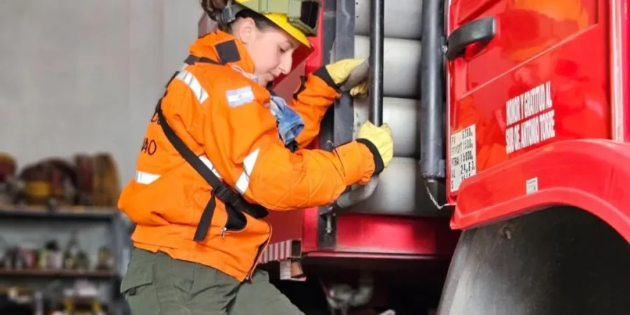 Los Bomberos Voluntarios de Tilisarao se adhieren al toque de sirena nacional